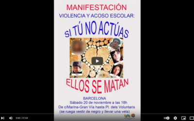 El video de la manifestación
