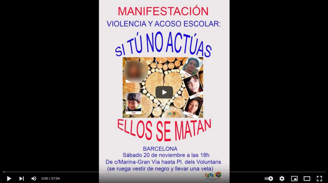 El video de la manifestación