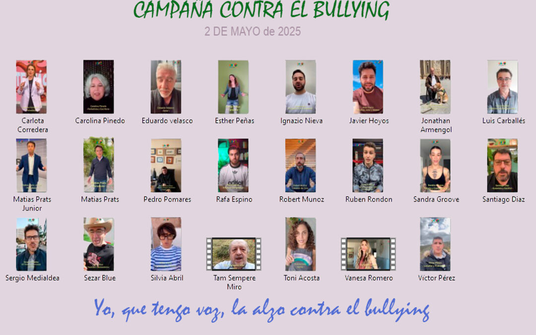Yo, que tengo voz, la alzo contra el bullying